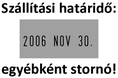 Printer 52 Dátumbélyegző