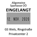 Szöveglemez Printer Q 30 Dátumbélyegzőhöz