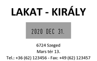 Classic 2660  Dátumbélyegző