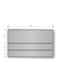 ajtótábla 1+2 sor alusignFIX