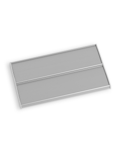 alusignFIX infótábla SÍNES 62 mm x 2 sor