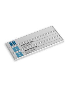 Ajtó névtábla 3 sor