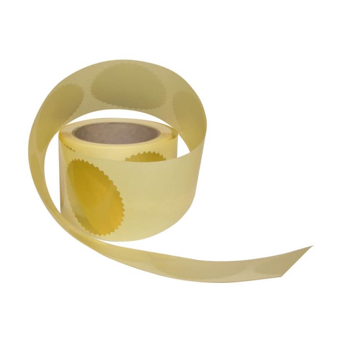 Dombornyomó etikett