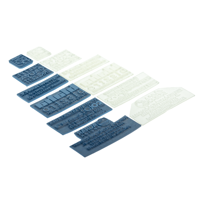 Szöveglemez Printer Q 12 bélyegzőhöz