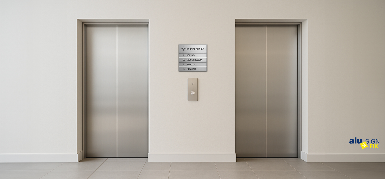 ajtótáblák, felirati táblák